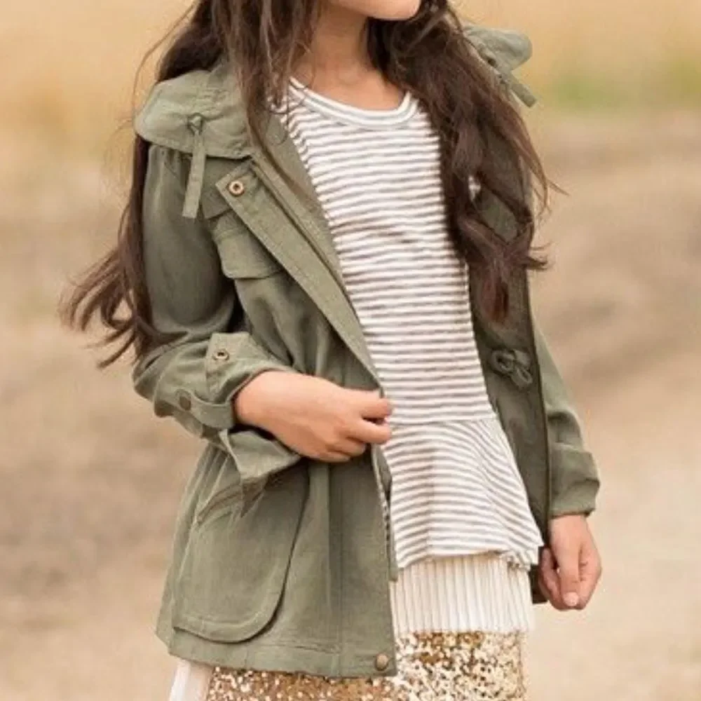 Mia Joy Zoe Anorac Khaki Green Amy Jacket Coat - 5